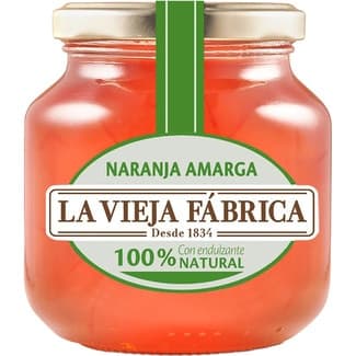 Mermelada de naranja amarga 100% natural con endulzante frasco 280 g -