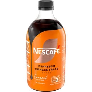 Café espresso concentrado con sabor a caramelo 16 dosis botella 500 ml -