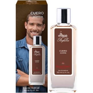 Agua de perfume masculino Cuero frasco 150 ml -