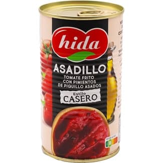 Asadillo tomate frito con pimientos del piquillo asados lata 400 g -