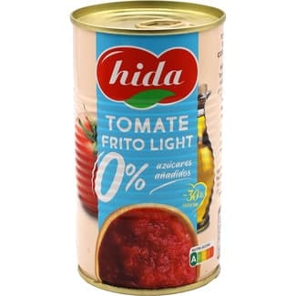 Tomate frito light 0% azúcares añadidos lata 340 g neto escurrido -
