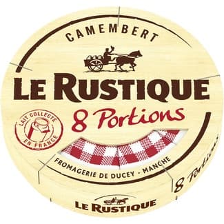 Queso francés camembert 8 porciones caja 240 g -