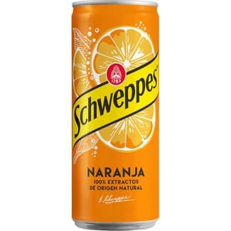 Refresco de naranja original con gas lata 330 ml -