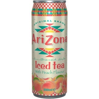 Refresco de té helado sabor melocotón lata 50 cl -