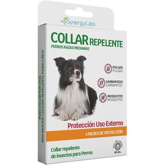 Collar repelente para perros medianos Biocida caja 1 unidad -