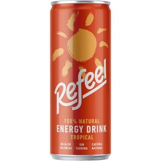 Bebida energética tropical 100 % natural lata 330 ml -