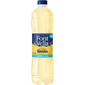 Agua mineral natural con zumo de limón zero azúcar botella 1,15 l -
