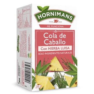 Infusión de cola de caballo, menta, hierba luisa y piña estuche 20 bolsitas -