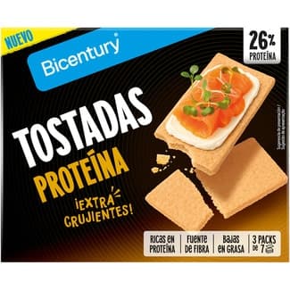 Tostadas proteína extra crujientes 3x7 unidades caja 125 g -