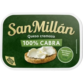 Queso cremoso 100% cabra para untar tarrina 120 g -