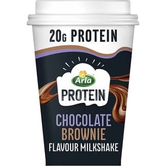 Protein batido con proteínas sabor chocolate brownie sin azúcares añadidos sin lactosa vaso 200 ml -