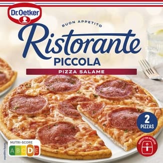 Pizza Piccola de salami 2 unidades estuche 282 g -