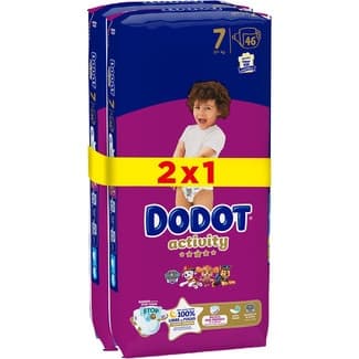 Activity pañales de +15 kg talla 7 Extra absorción bolsa 92 unidades -
