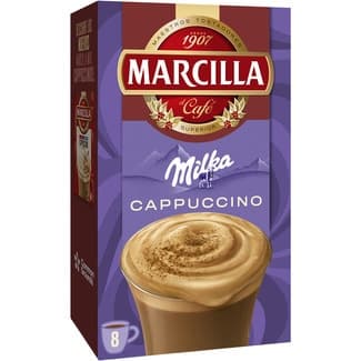Café Milka cappuccino en sobres estuche 8 unidades -