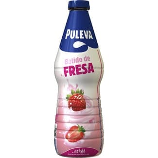 Batido de fresa 90% de leche sin gluten botella 1 l -