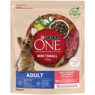 Mini Adult pienso para perros adultos tamaño mini con buey y arroz envase 800 g -