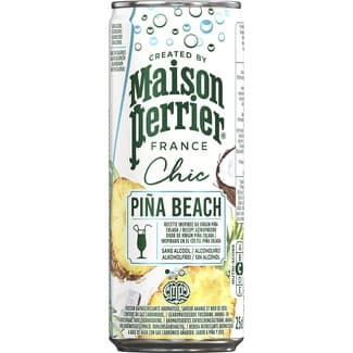 Chic Piña Beach cóctel sin alcohol a base de agua con gas lata 25 cl -