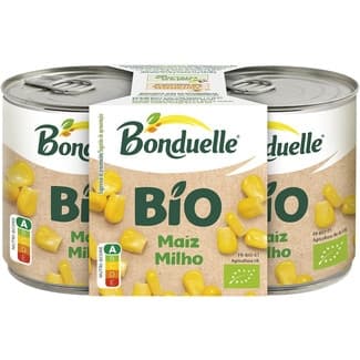 Maíz dulce en grano ecológico pack 2 latas 280 g neto escurrido -