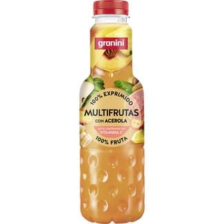 Zumo 100% exprimido de multifrutas con acerola botella 750 ml -