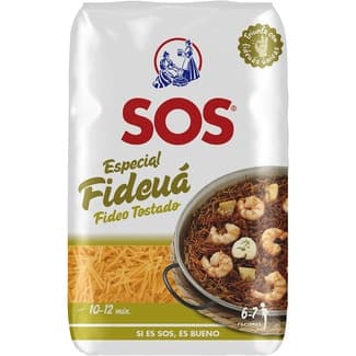 Fideo tostado especial fideuá paquete 500 g -