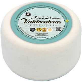 Queso fresco de cabra bajo en sal elaborado con leche pasteurizada peso aproximado pieza 500 g sin lactosa -