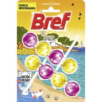 Colgador WC Clean + Fresh Esencia Mediterránea blister 2 unidades -