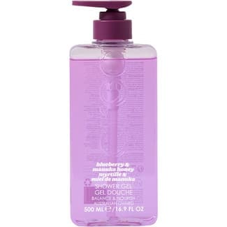 Gel de baño Equilibra y Nutre Arándanos & Miel de manuka dosificador 500 ml -