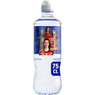 Agua mineral natural botella 75 cl con tapón Sport -