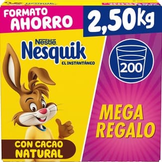 Cacao en polvo instantáneo sin gluten estuche 2,5 kg -