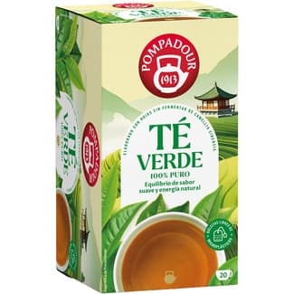 Té verde estuche 20 bolsitas -