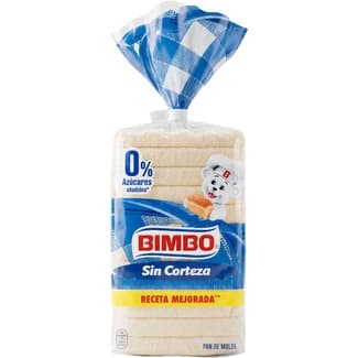 Pan de molde sin corteza bolsa 500 g -