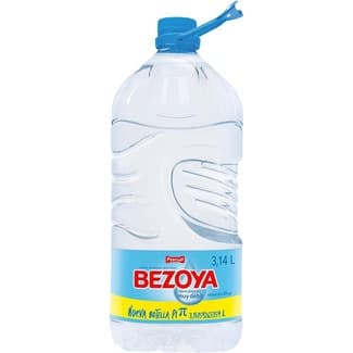 Agua mineral natural de mineralización muy débil botella 3,14 l -