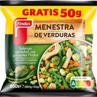 Menestra de verduras bolsa 850 g -