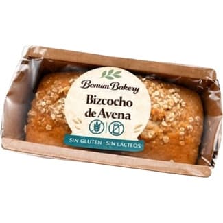 Bizcocho de avena sin gluten y sin lácteos estuche 300 g -