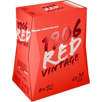 Cerveza rubia Red Vintage La Colorada pack 6 botellas 33 cl -