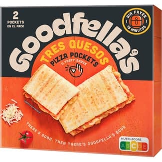 Pizza pocket tres quesos 2 unidades estuche 250 g -