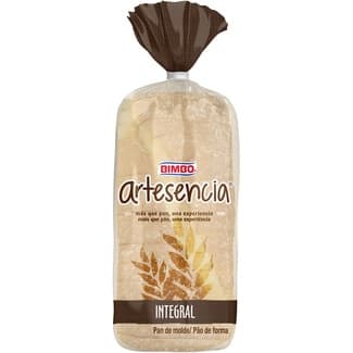 Pan de molde integral 100% paquete 500 g -