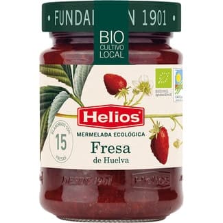 Bio mermelada ecológica extra de fresa con azúcar de caña frasco 440 g -