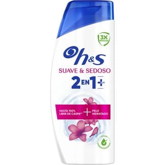 Champú anticaspa 2 en 1 Suave & Sedoso frasco 300 ml -