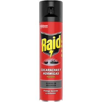 Insecticida para rastreros cucarachas y hormigas spray 400 ml acción inmediata -