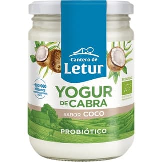 Yogur de cabra sabor coco ecológico tarro 420 g -