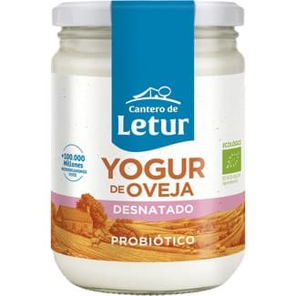 Yogur de oveja natural desnatado 0% m.g. ecológico tarro 420 g -