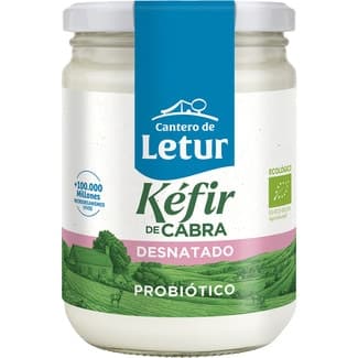 Kéfir de cabra natural desnatado 0% m.g. ecológico tarro 420 g -