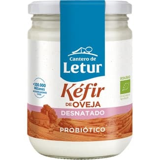 Kéfir de oveja natural desnatado 0% m.g. ecológico tarro 420 g -