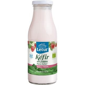 Kéfir up de cabra sabor fresa ecológico botella 500 ml -