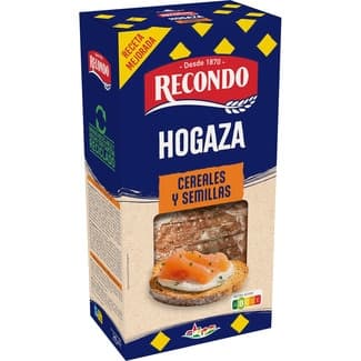 Pan de hogaza tostado con 9 cereales y semillas paquete 240 g -