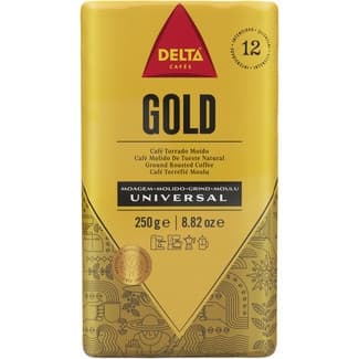 Café molido de tueste natural Gold intensidad 12 paquete 250 g -