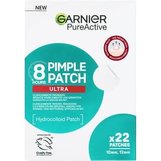 Pure Active parches para espinillas Ultra 8 horas estuche 22 unidades -