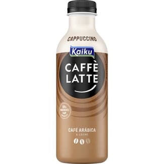 Caffé Latte Capuccino bebida láctea de café arábica con leche fresca semidesnatada y cacao botella 650 ml -