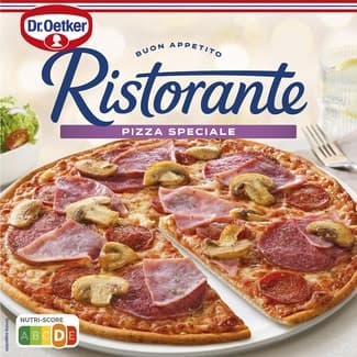 Pizza con jamón salami y champiñones Speciale estuche 330 g -